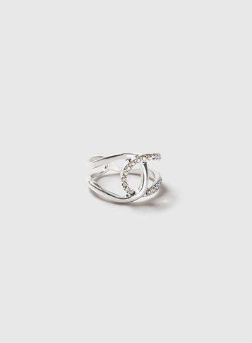 Dorothy Perkins Rhinestone Twist Ring