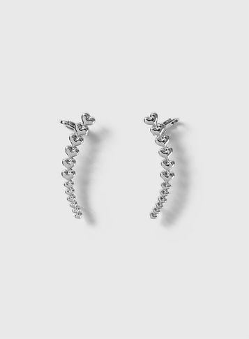 Dorothy Perkins Silver Heart Ear Cuff