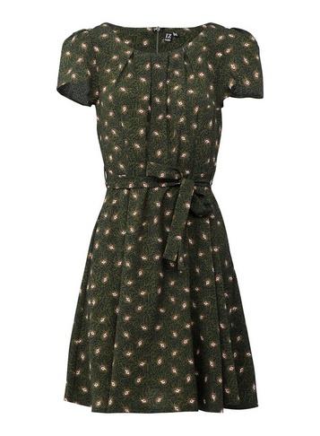 *izabel London Green Eastern Print Dress