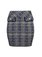 Dorothy Perkins *dp Curve Multi Colour Checked Boucle Mini Skirt