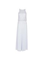 *showcase Pastel Blue Embellished Ava Maxi Dress