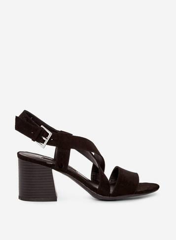 Dorothy Perkins Black Beamer Cross Over Sandals