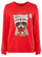 Dorothy Perkins *vero Moda Red Christmas Knitted Jumper