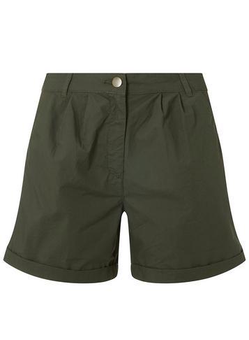 Dorothy Perkins *tall Khaki Poplin Shorts