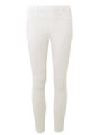 Dorothy Perkins White 'eden' Ankle Grazer Denim Jeggings