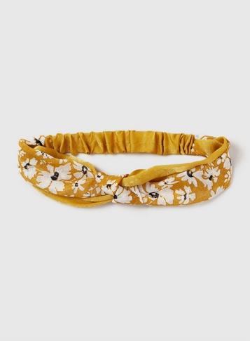 Dorothy Perkins Yellow Floral Print Headband