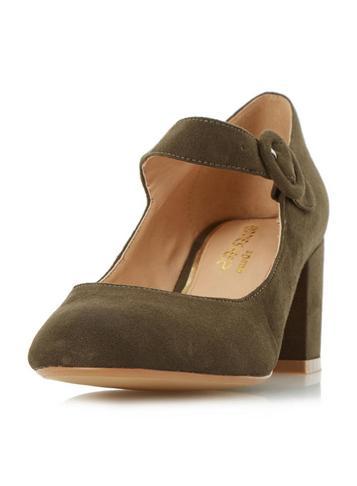 Dorothy Perkins *head Over Heels By Dune 'arletta' Green Mid Heel Shoes