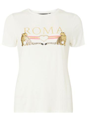Dorothy Perkins Ivory Slogan T-shirt
