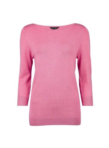 Dorothy Perkins Pink 3/4 Button Sleeve Jumper