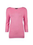 Dorothy Perkins Pink 3/4 Button Sleeve Jumper