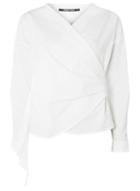 Dorothy Perkins *only White Wrap Style Shirt