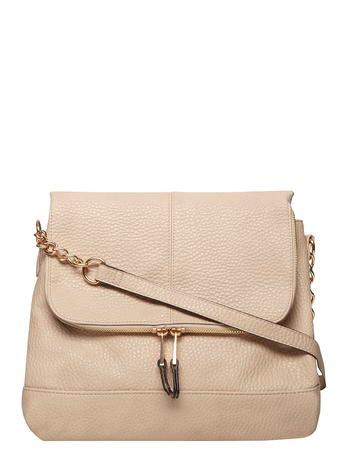 Dorothy Perkins Stone Double Zip Crossbody Bag