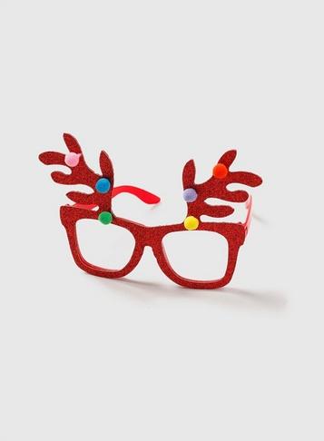 Dorothy Perkins Red Reindeer Glasses