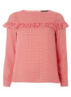 Dorothy Perkins Red Gingham Blouse