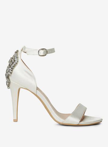 Dorothy Perkins White Sierra Embellished Sandals