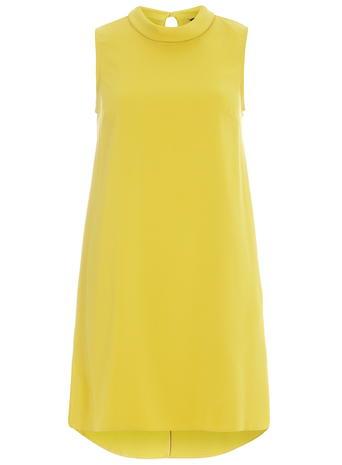Dorothy Perkins Lime Roll Neck Shift Dress