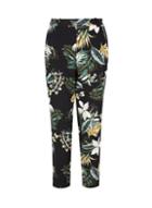 Dorothy Perkins Multi Colour Floral Print Ankle Grazer Trousers