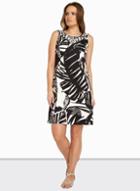 Dorothy Perkins *roman Originals Black Printed Shift Dress