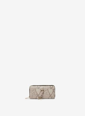 Dorothy Perkins Snake Print Toggle Ring Purse