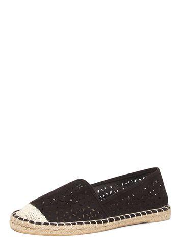 Dorothy Perkins Black 'cazzy' Cutout Espadrilles