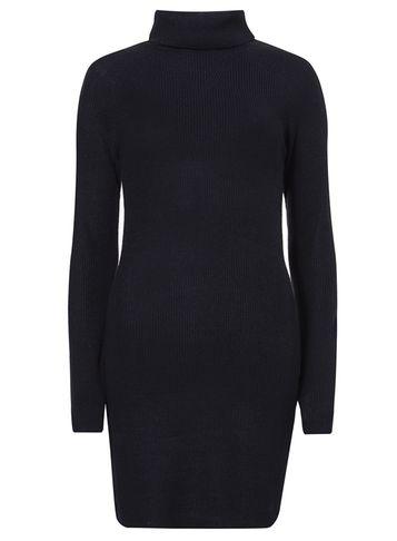 Dorothy Perkins Navy Roll Neck Tunic Dress