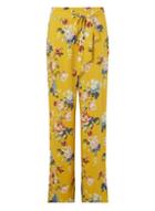 Dorothy Perkins *tall Ochre Floral Print Palazzo Trousers