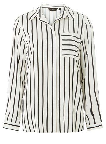 Dorothy Perkins Monochrome Striped Pocket Shirt