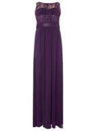 Dorothy Perkins *showcase Purple Sequin Lace Natalie Maxi Dress