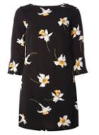 Dorothy Perkins Petite Black Daffodil Dress
