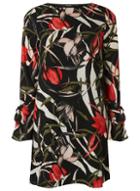 Dorothy Perkins *vero Moda Black Tie Sleeve Shift Dress