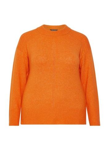 Dorothy Perkins *dp Curve Orange Step Hem Jumper