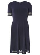 Dorothy Perkins Navy Lace Detail Dress