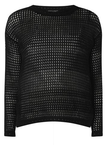 Dorothy Perkins Black Crochet Tie Side Jumper