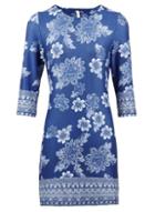Dorothy Perkins *izabel London Blue Floral Shift Dress