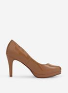 Dorothy Perkins Camel Dani Court Shoes