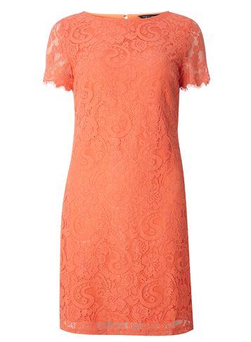 Dorothy Perkins Peach Lace Shift Dress