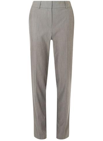 Dorothy Perkins *tall Charcoal Split Hem Ankle Grazer Trousers