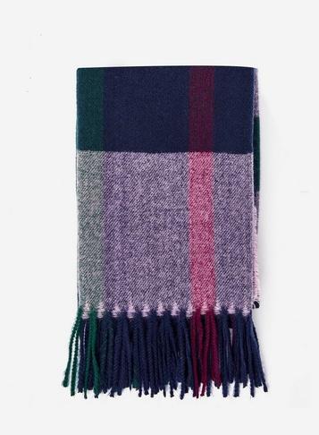 Dorothy Perkins Navy Check Print Scarf