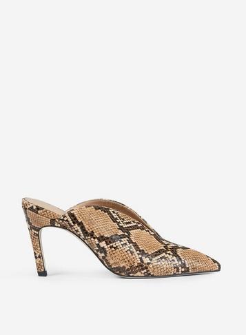 Dorothy Perkins Multi Colour Snake Print Ego Mule Court Shoes