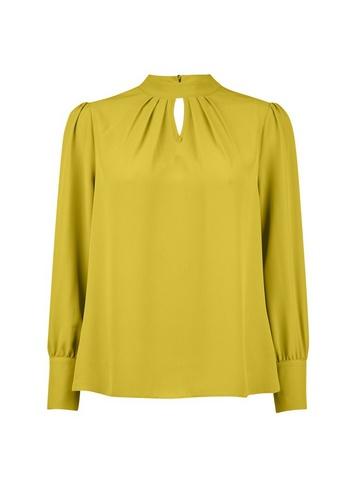 Dorothy Perkins Petite Lime 'honey' Long Sleeve Top