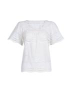 Dorothy Perkins Petite Ivory Square Neck Top