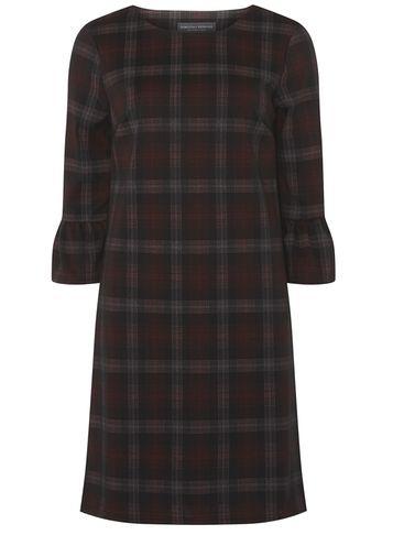Dorothy Perkins *tall Blackberry Jacquard Checked Shift Dress