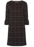 Dorothy Perkins *tall Blackberry Jacquard Checked Shift Dress