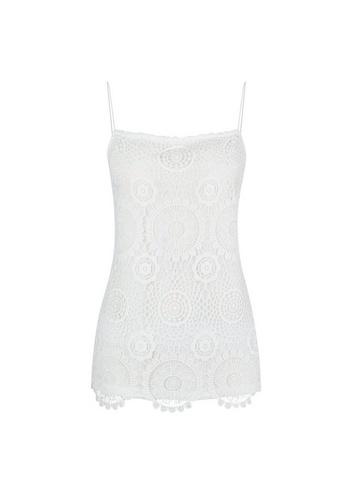 Dorothy Perkins Ivory Guipure Lace Camisole Top