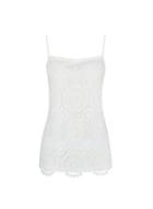 Dorothy Perkins Ivory Guipure Lace Camisole Top