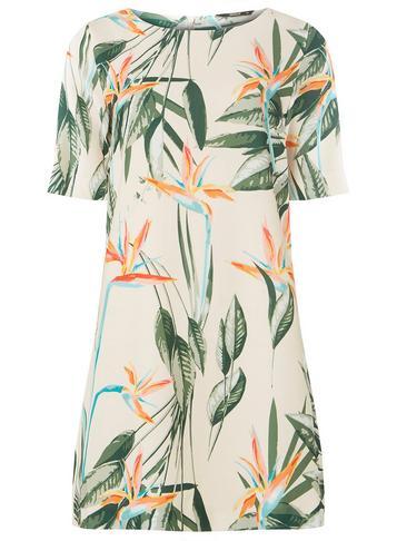 Dorothy Perkins *only Multi Coloured Flower Print Shift Dress