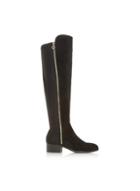 Dorothy Perkins *head Over Heels By Dune Black 'tessies' Ladies Over The Knee Boots