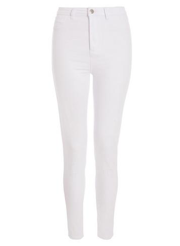 *quiz White Stretch Skinny Jeans