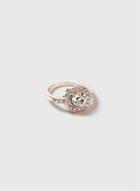 Dorothy Perkins Rose Gold Square Stone Ring