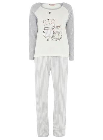Dorothy Perkins Cream Star Gazing Bear Pyjamas